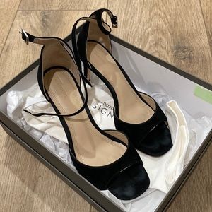 Nordstrom Signature Black Suede Heels